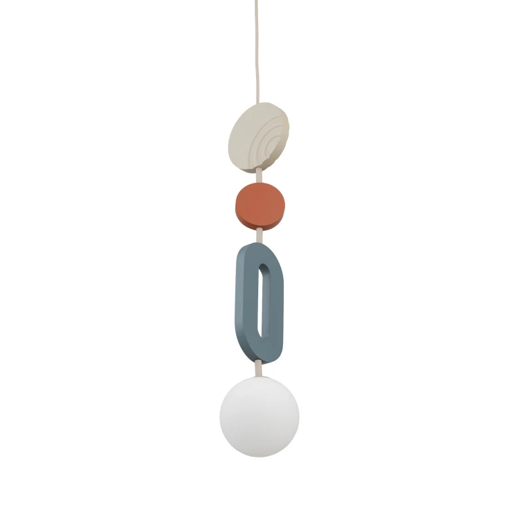 DROPS COLOR B 11195 Nowodvorski Lighting Lampa sufitowa wisząca Szary błękit Beżowy Inspiracje Premium