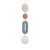 DROPS COLOR B 11195 Nowodvorski Lighting Lampa sufitowa wisząca Szary błękit Beżowy Inspiracje Premium