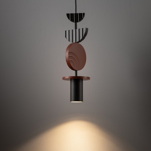 DROPS COLOR C 11196 Nowodvorski Lighting Lampa sufitowa wisząca Jedwabisty grafit Terakota Inspiracje Premium