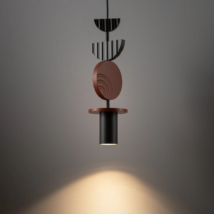 DROPS COLOR C 11196 Nowodvorski Lighting Lampa sufitowa wisząca Jedwabisty grafit Terakota Inspiracje Premium
