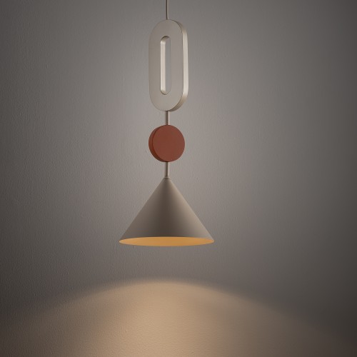 DROPS COLOR E 11192 Nowodvorski Lighting Lampa sufitowa wisząca Beżowy Terakota Inspiracje Premium