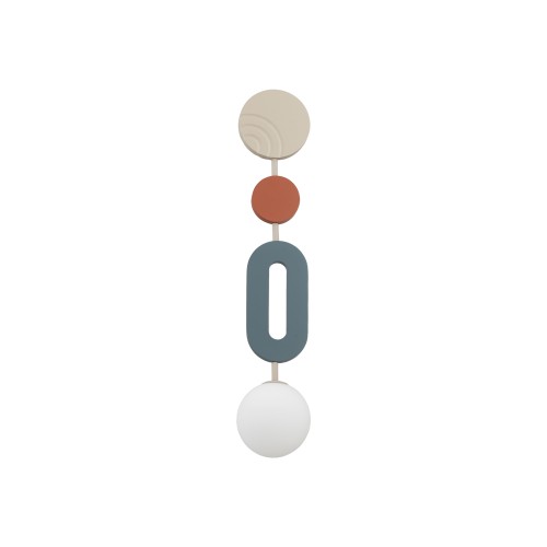 CAMELEON DROPS COLOR B 12114 Nowodvorski Lighting Klosz Szary błękit Beżowy Inspiracje Premium