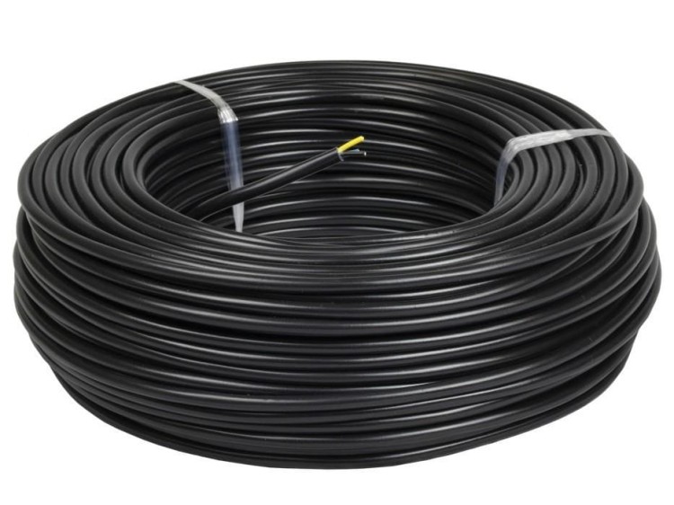 Kabel energetyczny miedziany ziemny YKY-żo 3x2,5 RE 1kV na metry ELEKTROKABEL drut do ziemi czarny YKY żo