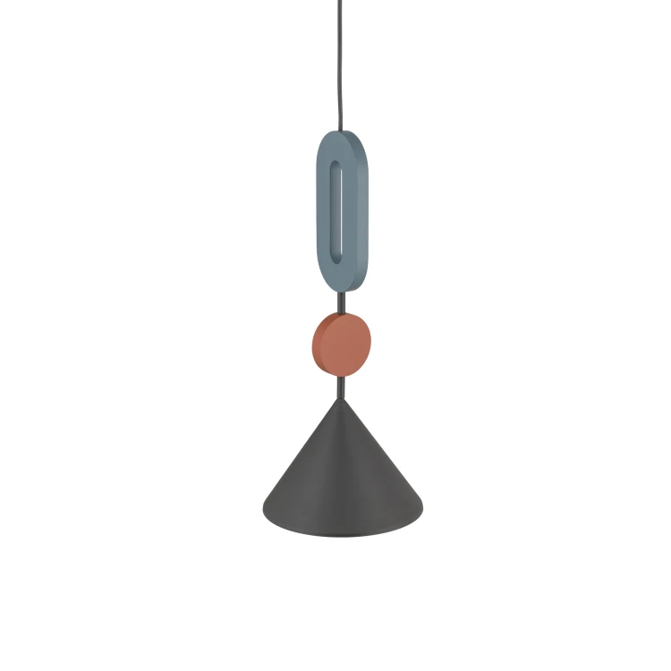 CAMELEON DROPS COLOR F 12118 Nowodvorski Lighting Klosz Jedwabisty grafit Szary błękit Inspiracje Premium