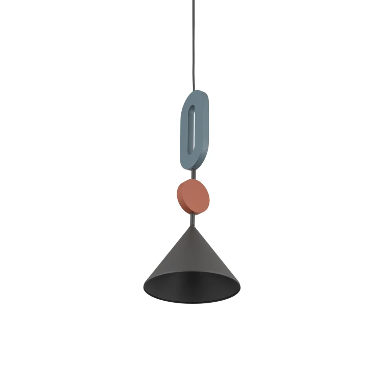 CAMELEON DROPS COLOR F 12118 Nowodvorski Lighting Klosz Jedwabisty grafit Szary błękit Inspiracje Premium