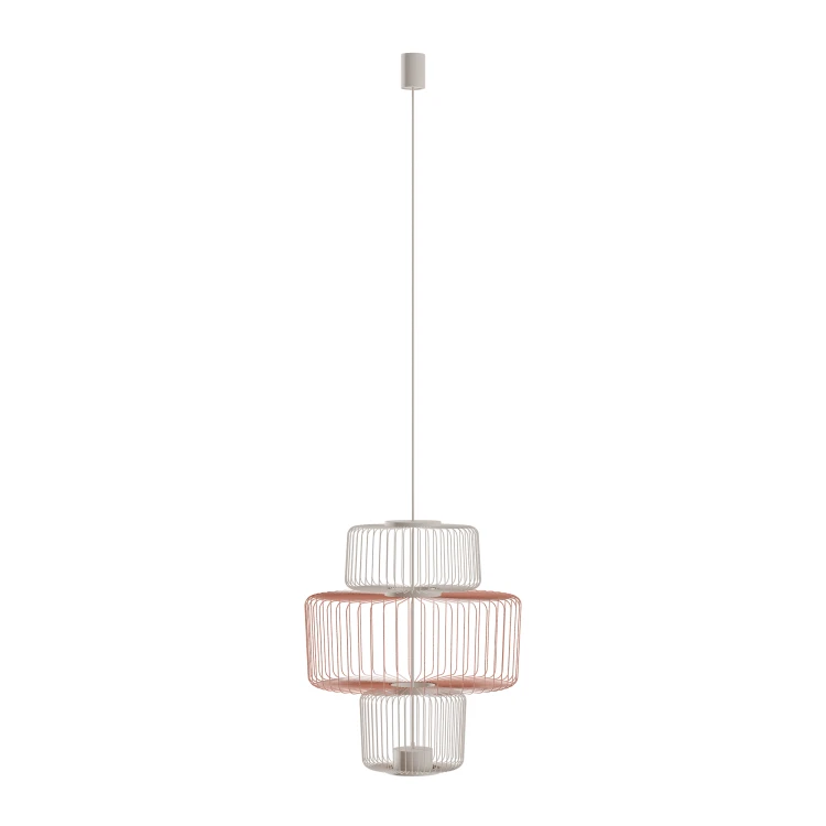 NOME A 12248 Nowodvorski Lighting Lampa sufitowa wisząca Beżowy Terakota Inspiracje Premium