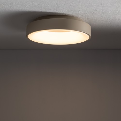 NIKKI ROUND LED 12363 Nowodvorski Lighting Lampa sufitowa plafon Beżowy Inspiracje Premium