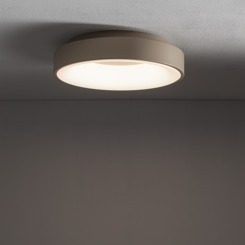NIKKI ROUND LED 12364 Nowodvorski Lighting Lampa sufitowa plafon Beżowy Inspiracje Premium