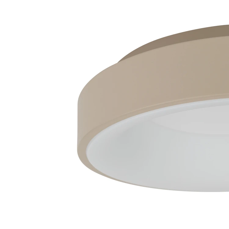 NIKKI ROUND LED 12364 Nowodvorski Lighting Lampa sufitowa plafon Beżowy Inspiracje Premium