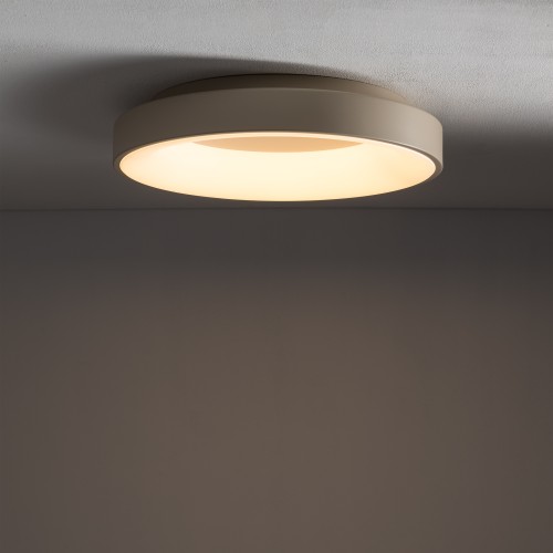 NIKKI ROUND LED 12365 Nowodvorski Lighting Lampa sufitowa plafon Beżowy Inspiracje Premium