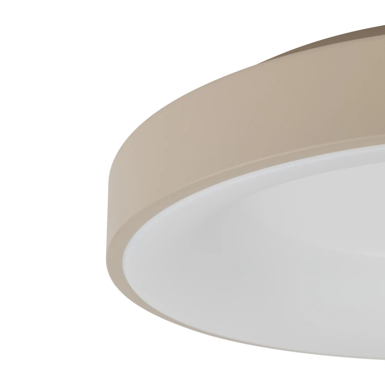 NIKKI ROUND LED 12365 Nowodvorski Lighting Lampa sufitowa plafon Beżowy Inspiracje Premium