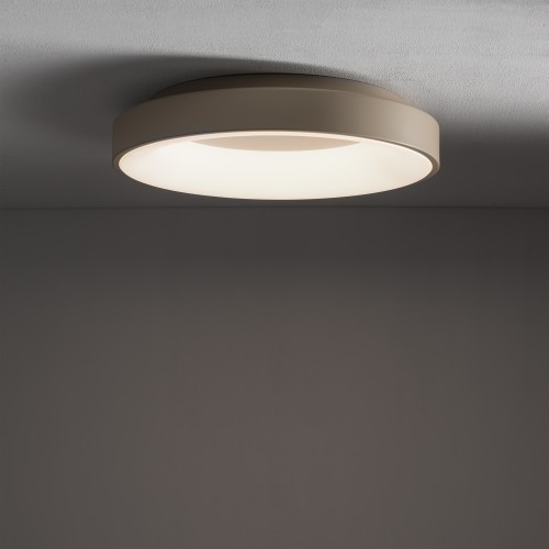 NIKKI ROUND LED 12366 Nowodvorski Lighting Lampa sufitowa plafon Beżowy Inspiracje Premium