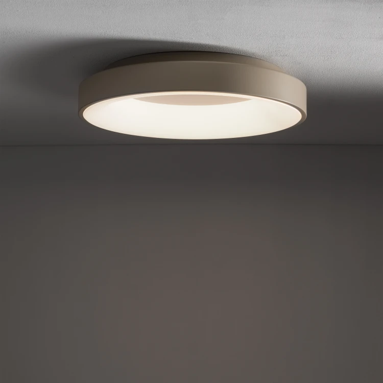 NIKKI ROUND LED 12366 Nowodvorski Lighting Lampa sufitowa plafon Beżowy Inspiracje Premium
