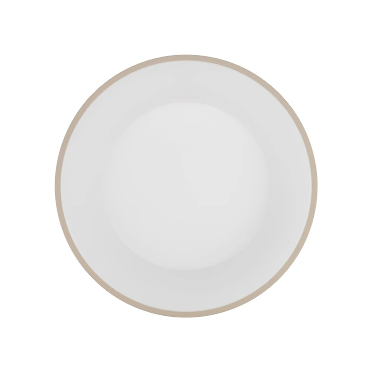 NIKKI ROUND LED 12366 Nowodvorski Lighting Lampa sufitowa plafon Beżowy Inspiracje Premium
