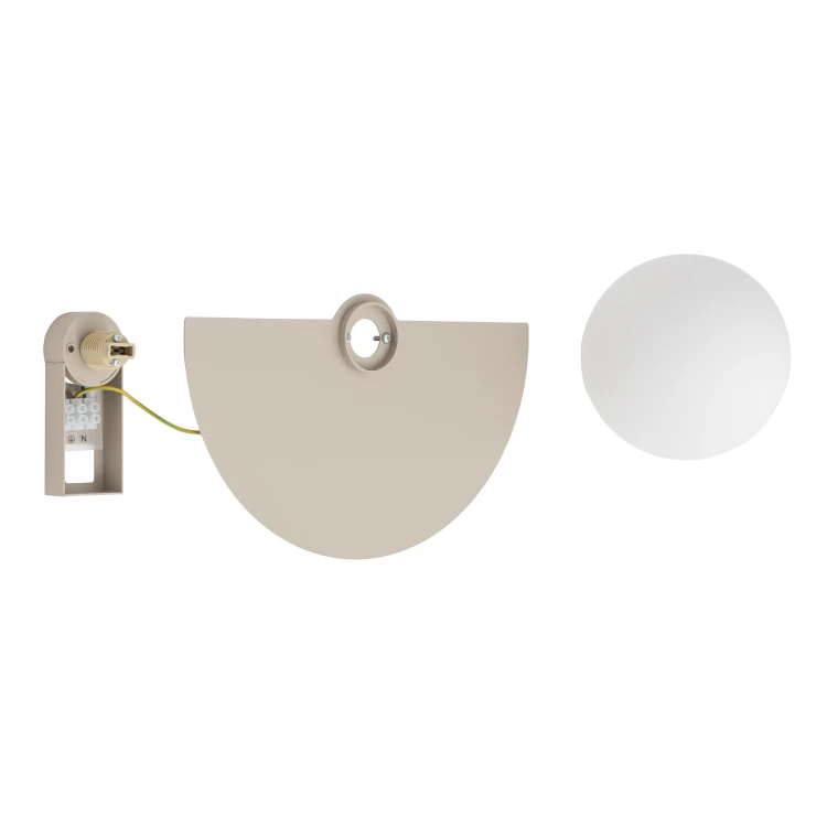SATURN S 12603 Nowodvorski Lighting Lampa ścienna kinkiet Beżowy Biały Inspiracje Premium