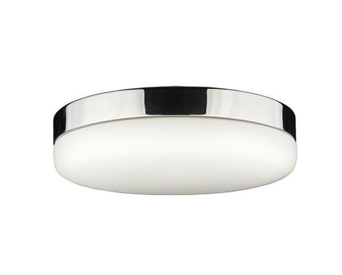Lampa sufitowa z czujnikiem Industrialna Loft KASAI CHROME SENSOR 8827 NOWODVORSKI Lighting 2xE27 oświetleniowa plafon z czujnikiem ruchu i zmierzchu nowoczesny do kuchni korytarza biały srebrny szkło stal chromowana Inspiracje Premium