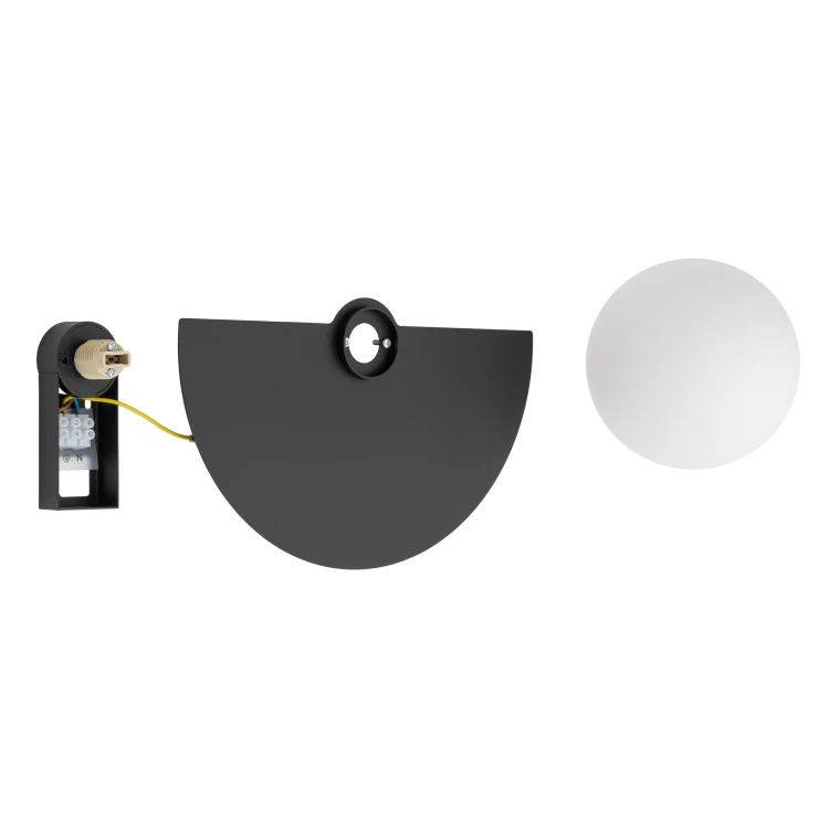 SATURN S 12596 Nowodvorski Lighting Lampa ścienna kinkiet Czarny Biały Inspiracje Premium