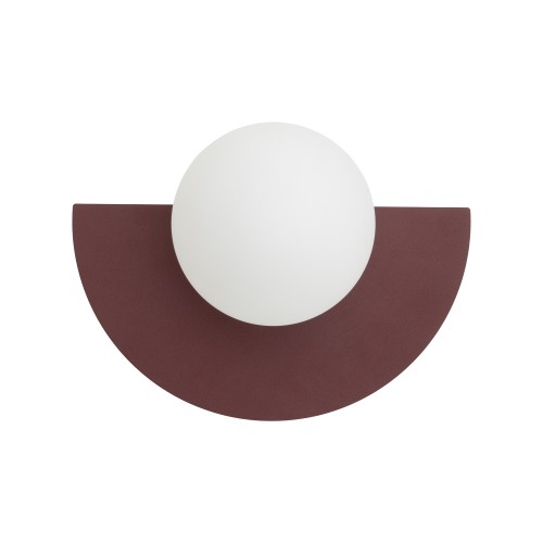 SATURN S 12602 Nowodvorski Lighting Lampa ścienna kinkiet Burgundowy Biały Inspiracje Premium