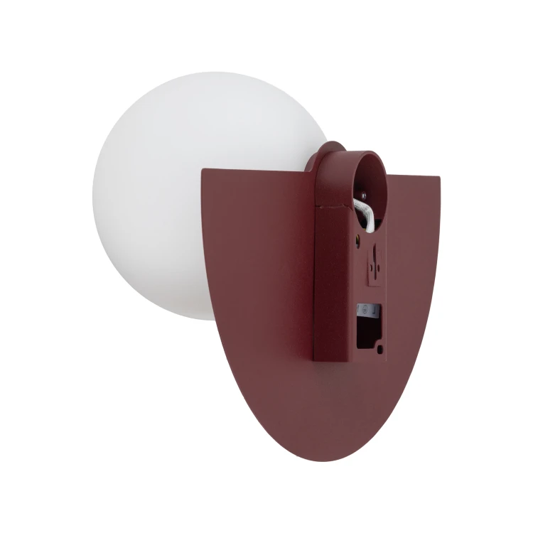 SATURN S 12602 Nowodvorski Lighting Lampa ścienna kinkiet Burgundowy Biały Inspiracje Premium