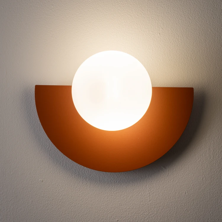 SATURN S 12600 Nowodvorski Lighting Lampa ścienna kinkiet Terakota Biały Inspiracje Premium