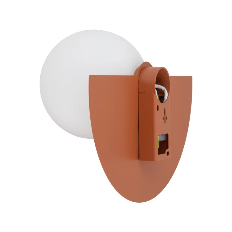 SATURN S 12600 Nowodvorski Lighting Lampa ścienna kinkiet Terakota Biały Inspiracje Premium