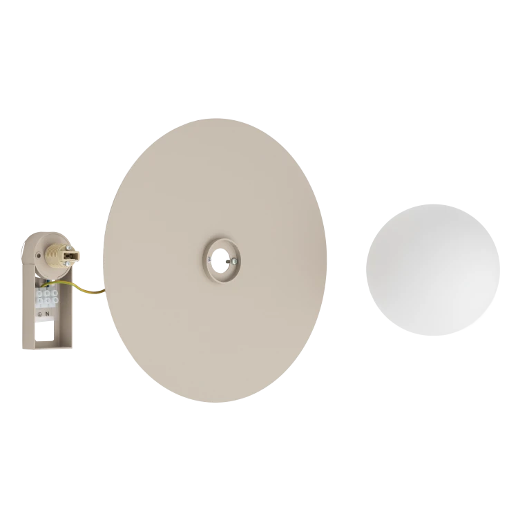 SATURN M 12595 Nowodvorski Lighting Lampa ścienna kinkiet Beżowy Biały Inspiracje Premium