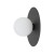 SATURN M 12436 Nowodvorski Lighting Lampa ścienna kinkiet Czarny Biały Inspiracje Premium