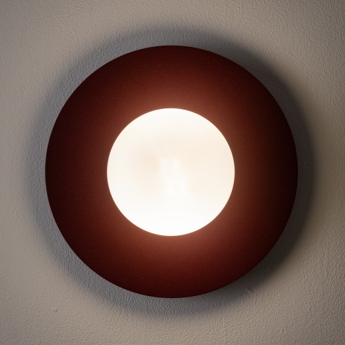 SATURN M 12441 Nowodvorski Lighting Lampa ścienna kinkiet Burgundowy Biały Inspiracje Premium