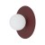 SATURN M 12441 Nowodvorski Lighting Lampa ścienna kinkiet Burgundowy Biały Inspiracje Premium