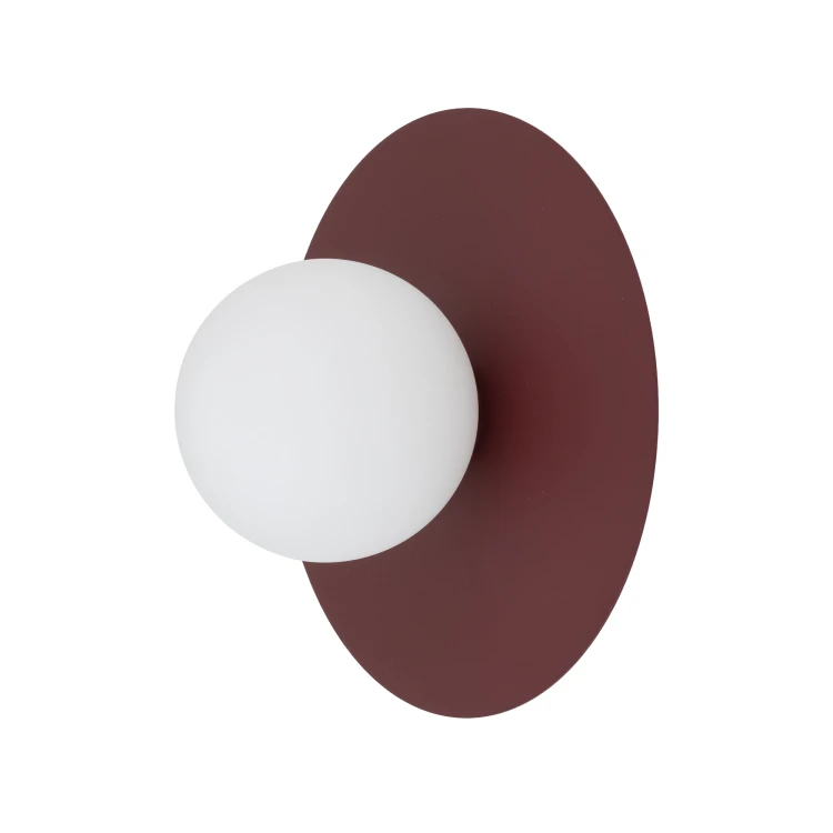 SATURN M 12441 Nowodvorski Lighting Lampa ścienna kinkiet Burgundowy Biały Inspiracje Premium