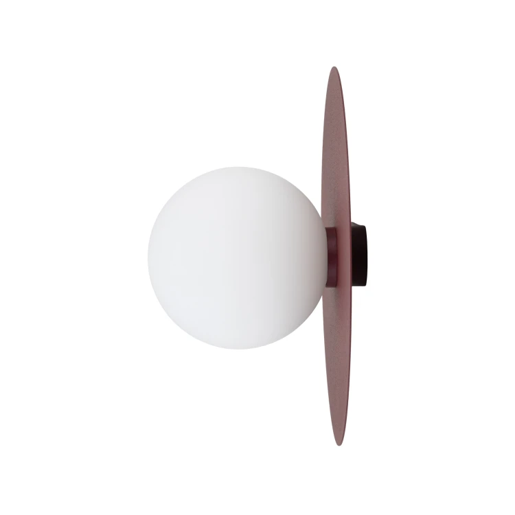 SATURN M 12441 Nowodvorski Lighting Lampa ścienna kinkiet Burgundowy Biały Inspiracje Premium