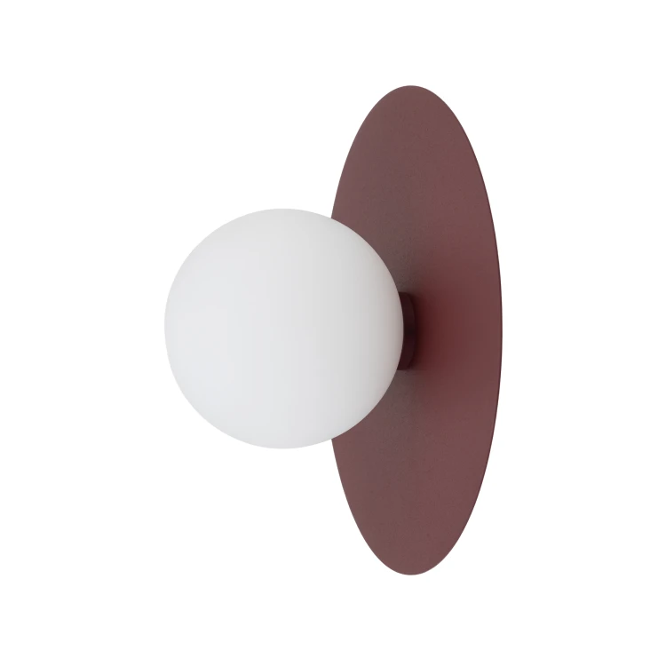 SATURN M 12441 Nowodvorski Lighting Lampa ścienna kinkiet Burgundowy Biały Inspiracje Premium