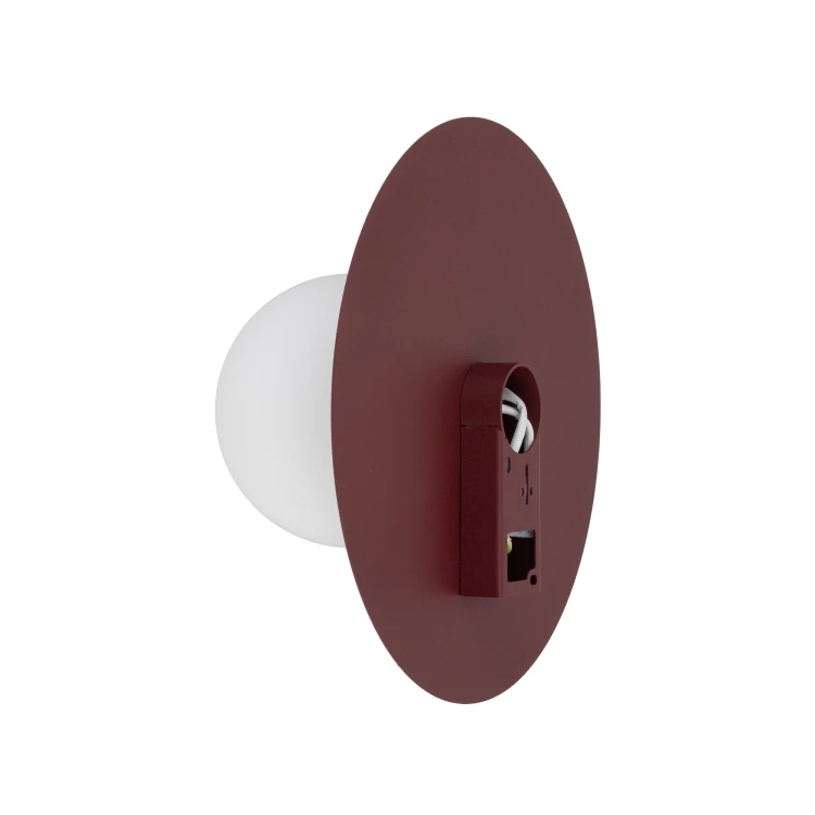 SATURN M 12441 Nowodvorski Lighting Lampa ścienna kinkiet Burgundowy Biały Inspiracje Premium