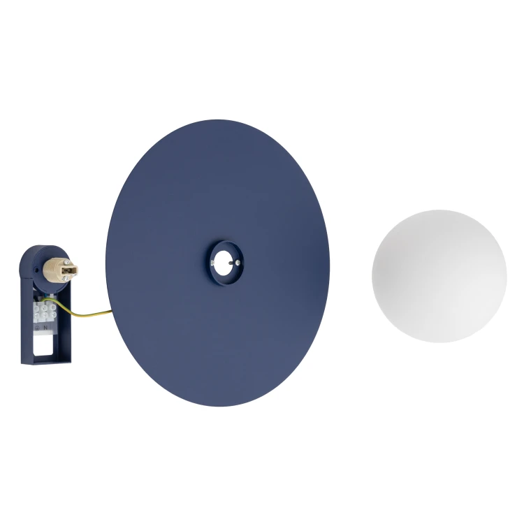SATURN M 12440 Nowodvorski Lighting Lampa ścienna kinkiet Granatowy Biały Inspiracje Premium