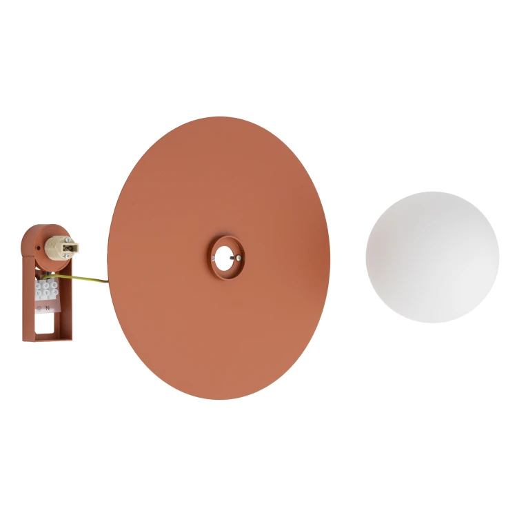 SATURN M 12437 Nowodvorski Lighting Lampa ścienna kinkiet Terakota Biały Inspiracje Premium