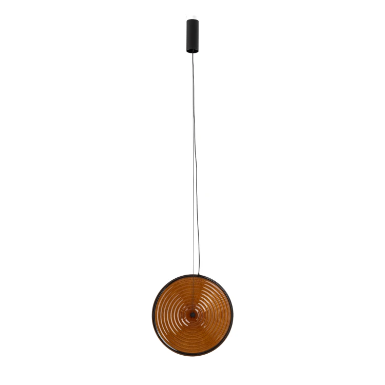 AURA LED 12233 Nowodvorski Lighting Lampa sufitowa wisząca Transparentny bursztynowy Czarny Inspiracje Premium