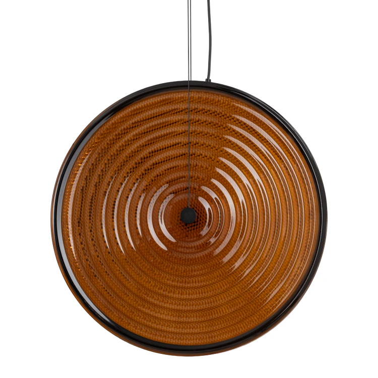 AURA LED 12233 Nowodvorski Lighting Lampa sufitowa wisząca Transparentny bursztynowy Czarny Inspiracje Premium