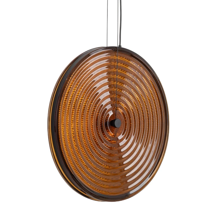 AURA LED 12233 Nowodvorski Lighting Lampa sufitowa wisząca Transparentny bursztynowy Czarny Inspiracje Premium