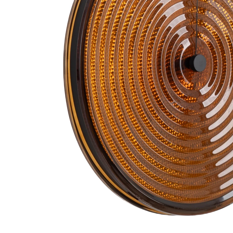 AURA LED 12233 Nowodvorski Lighting Lampa sufitowa wisząca Transparentny bursztynowy Czarny Inspiracje Premium