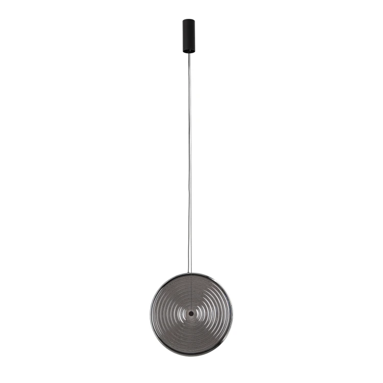 AURA LED 12231 Nowodvorski Lighting Lampa sufitowa wisząca Dymiony Czarny Inspiracje Premium