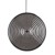 AURA LED 12231 Nowodvorski Lighting Lampa sufitowa wisząca Dymiony Czarny Inspiracje Premium