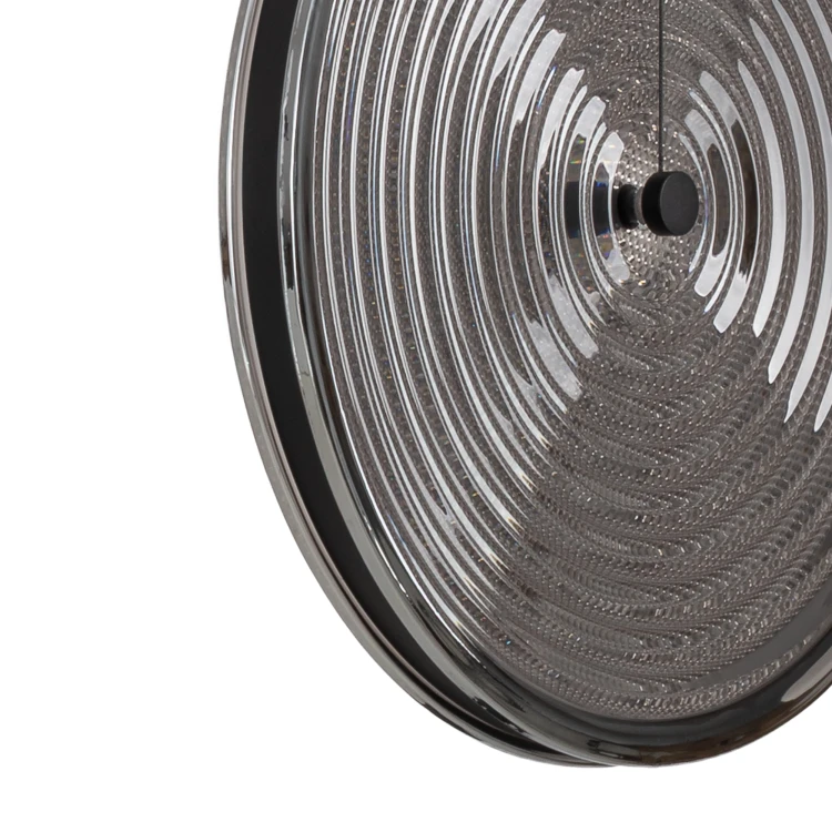 AURA LED 12231 Nowodvorski Lighting Lampa sufitowa wisząca Dymiony Czarny Inspiracje Premium