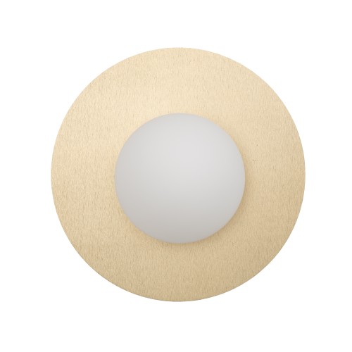 SATURN M 12604 Nowodvorski Lighting Lampa ścienna kinkiet Szczotkowane złoto Biały Inspiracje Premium