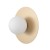 SATURN M 12604 Nowodvorski Lighting Lampa ścienna kinkiet Szczotkowane złoto Biały Inspiracje Premium