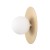 SATURN M 12604 Nowodvorski Lighting Lampa ścienna kinkiet Szczotkowane złoto Biały Inspiracje Premium