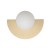 SATURN S 12598 Nowodvorski Lighting Lampa ścienna kinkiet Szczotkowane złoto Biały Inspiracje Premium