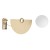 SATURN S 12598 Nowodvorski Lighting Lampa ścienna kinkiet Szczotkowane złoto Biały Inspiracje Premium