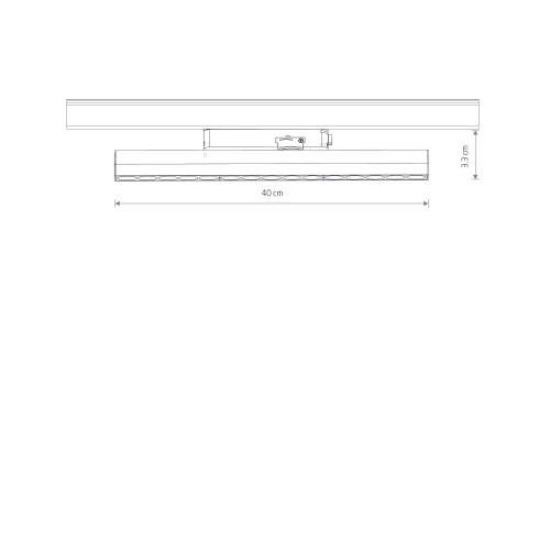 PROFILE FOCUS LINEAR LED 15W 12397 Nowodvorski Lighting Lampa do szynoprzewodu System szynowy 1-obwodowy Profile Biały Inspiracje Premium