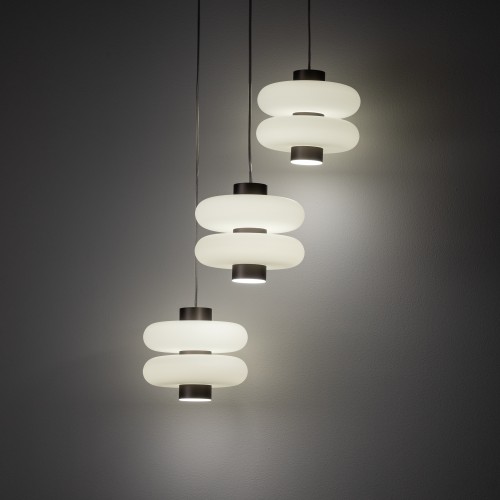 LUNARI LED 11982 Nowodvorski Lighting Lampa sufitowa wisząca Szczotkowane złoto Inspiracje Premium