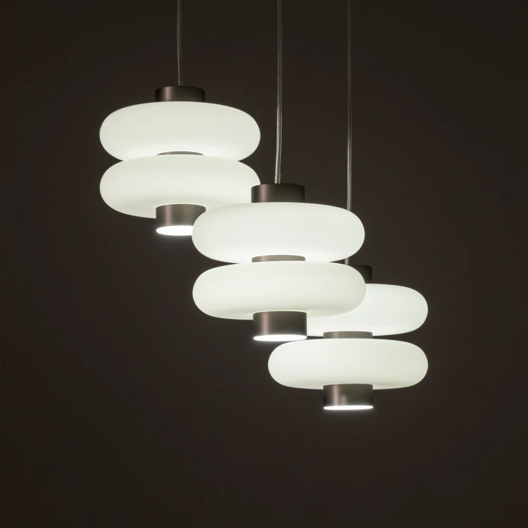 LUNARI LED 11982 Nowodvorski Lighting Lampa sufitowa wisząca Szczotkowane złoto Inspiracje Premium